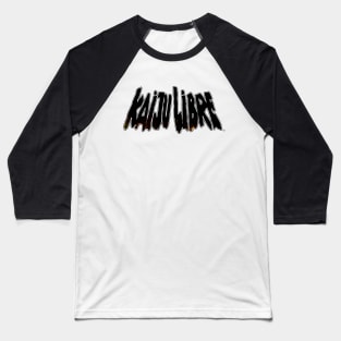 "KAIJU LIBRE" - Title Logo Baseball T-Shirt